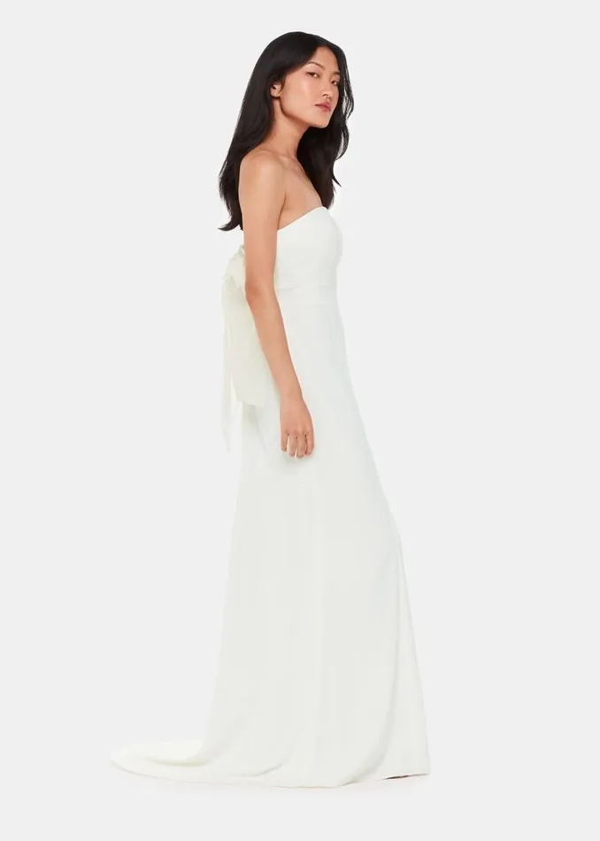 Whistles Dresses Ivory Ellis Strapless Wedding Dress 8211 Women