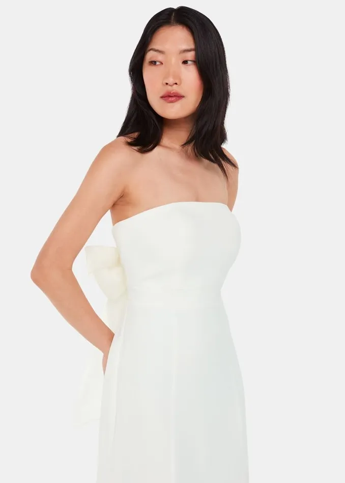 Whistles Dresses Ivory Ellis Strapless Wedding Dress 8211 Women