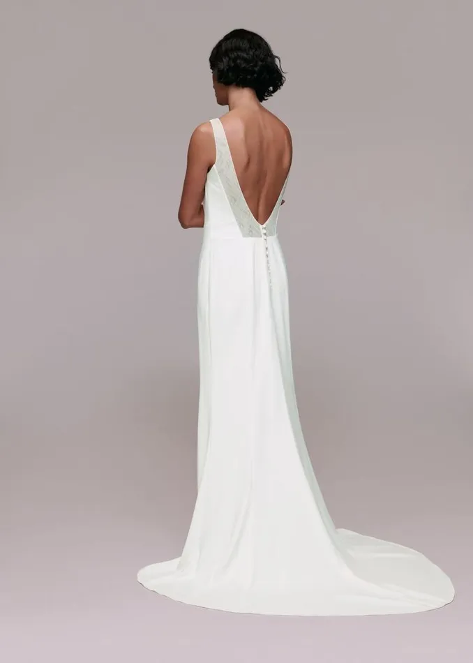 Whistles Dresses Ivory Mia Square Neck Wedding Dress 8211 Women