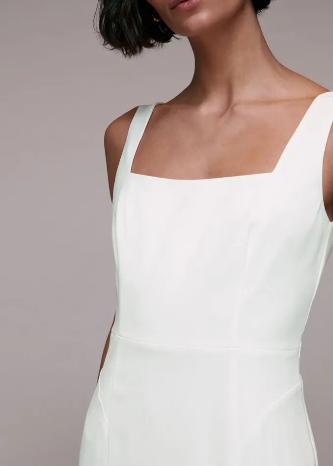 Whistles Dresses Ivory Mia Square Neck Wedding Dress 8211 Women