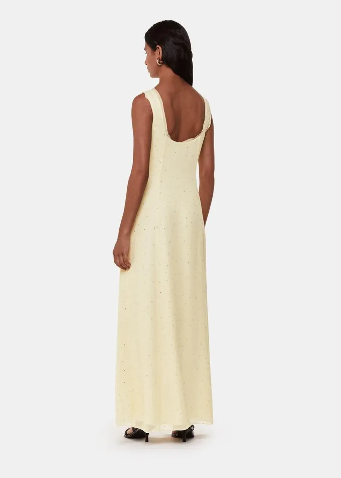 Whistles Dresses Yellow Sabine Diamante Dress 8211 Women