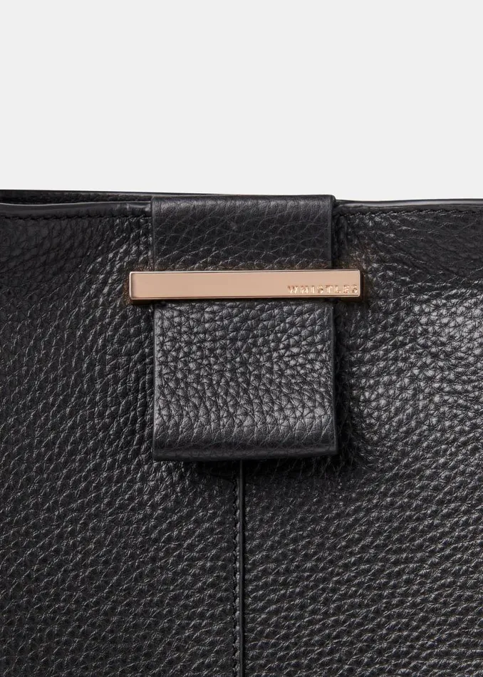 Whistles Leather Black Dia Tote Bag 8211 Women
