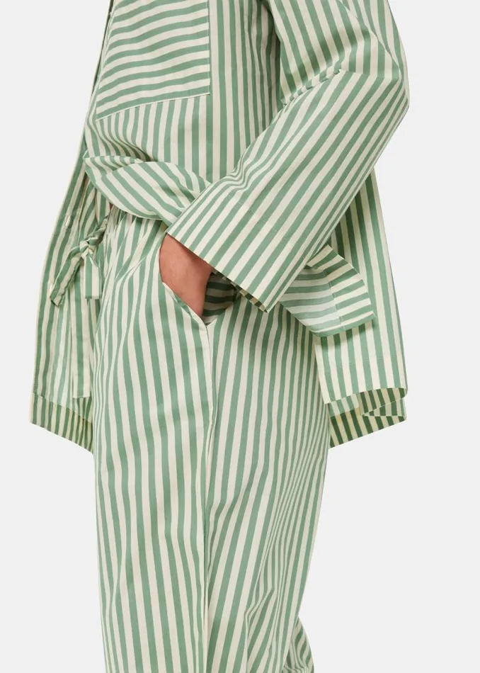 Whistles Pajamas Multicolour Cotton Stripe Pajama Bottom 8211 Women