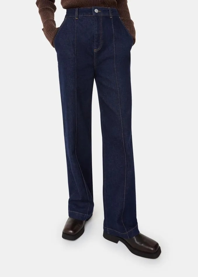 Whistles Pants Dark Denim Seam Detail Jean 8211 Women