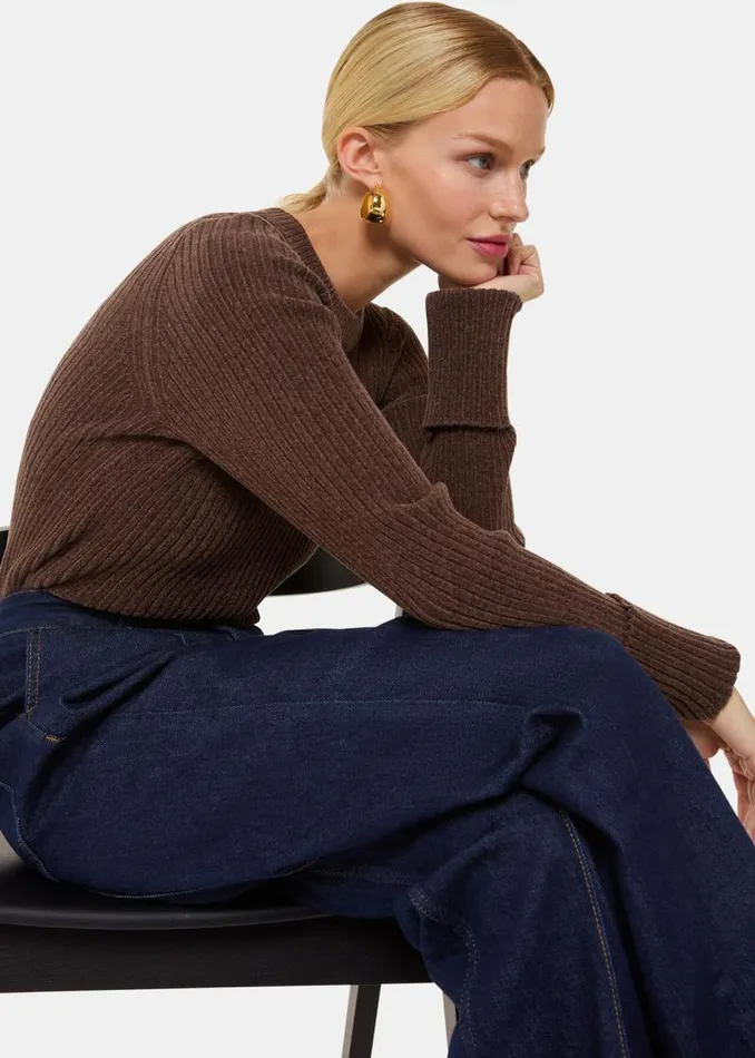 Whistles Pants Dark Denim Seam Detail Jean 8211 Women