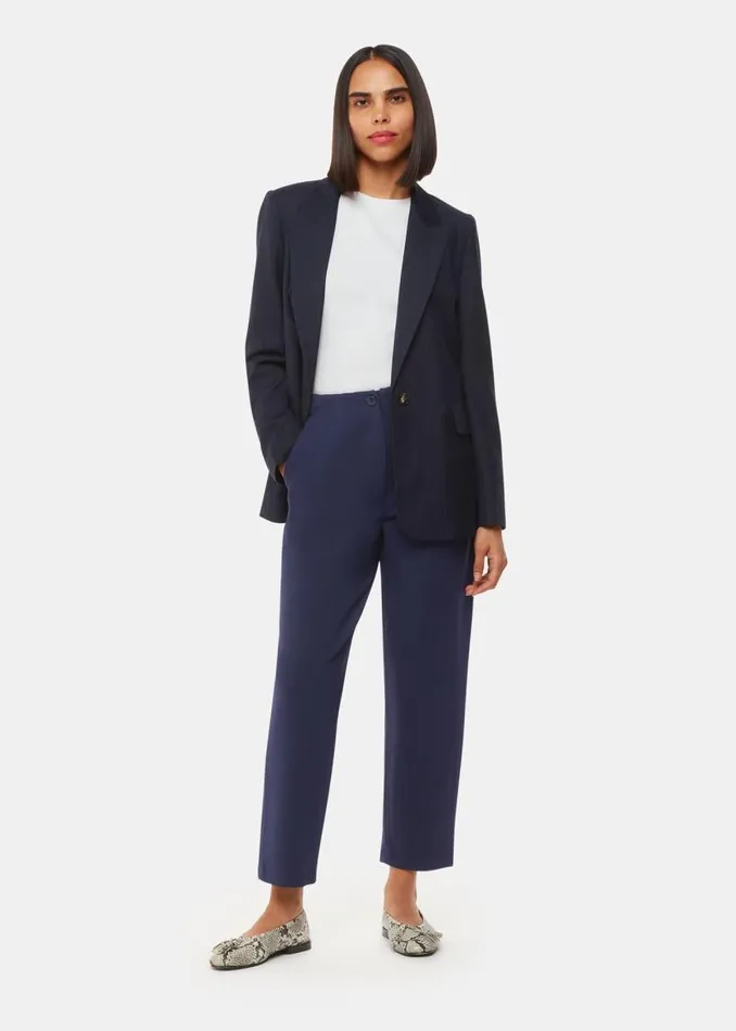 Whistles Pants Navy Lila Ponte Pants 8211 Women