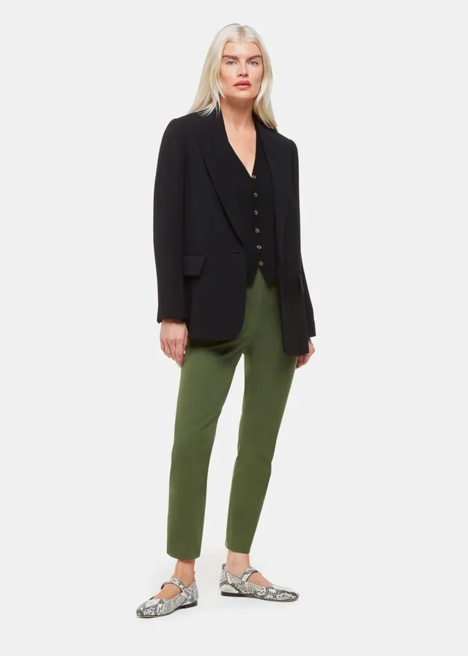 Whistles Petite Pants and Jeans Khaki Petite Super Stretch Pants 8211 Women