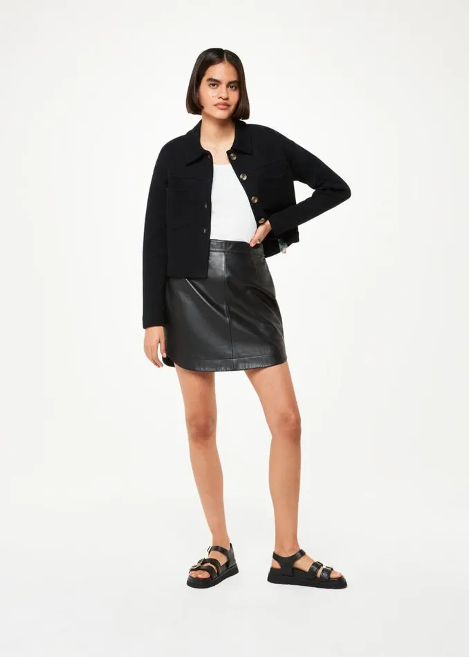 Whistles Tailoring Black Utility Jersey Jacket 8211 Women