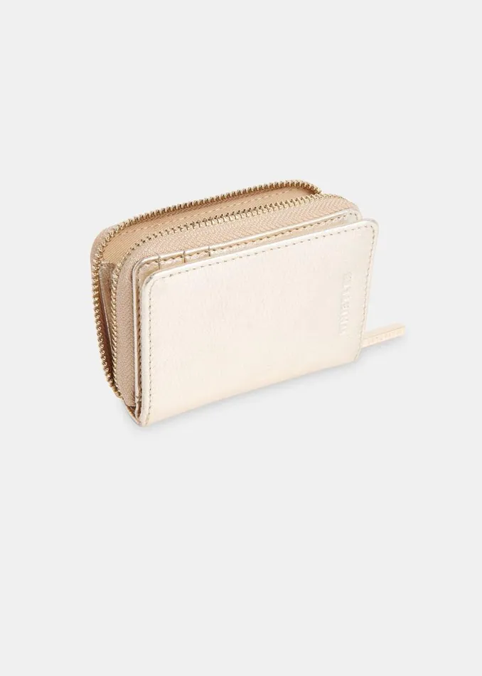 Whistles Wallets and Cardholders Gold Koa Compact Purse 8211 Women