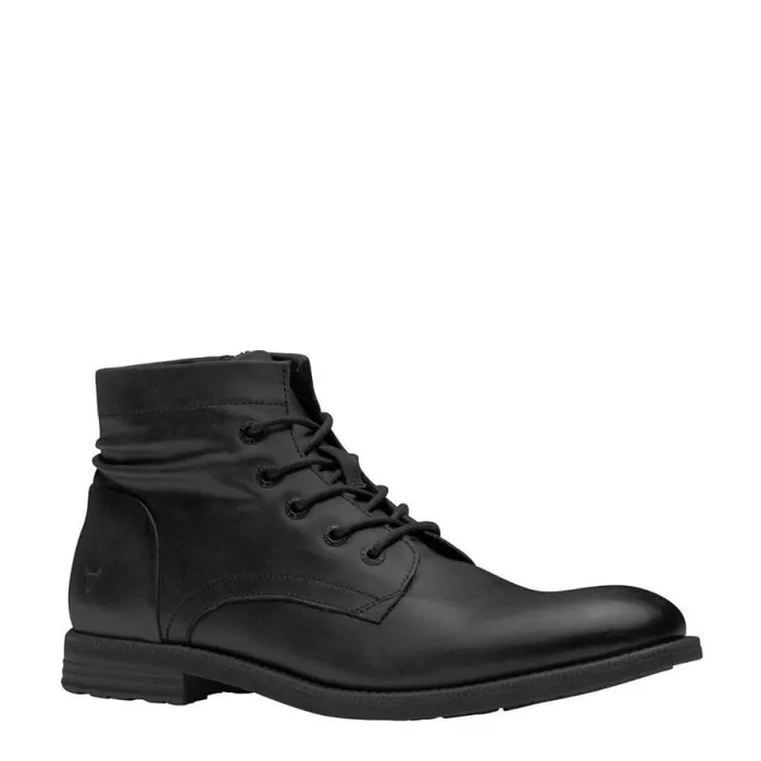 Windsor Smith Boots Men STEPHAN BLACK LEATHER BOOTS Windsor Smith Boots Men STEPHAN BLACK LEATHER BOOTS