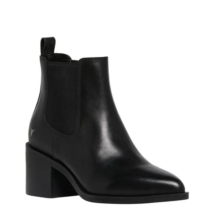Windsor Smith Boots Women WONDER BLACK LEATHER BOOTS Windsor Smith Boots Women WONDER BLACK LEATHER BOOTS