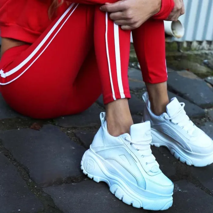 Windsor Smith Platform Sneakers Women LUPE WHITE SNEAKERS Windsor Smith Platform Sneakers Women LUPE WHITE SNEAKERS