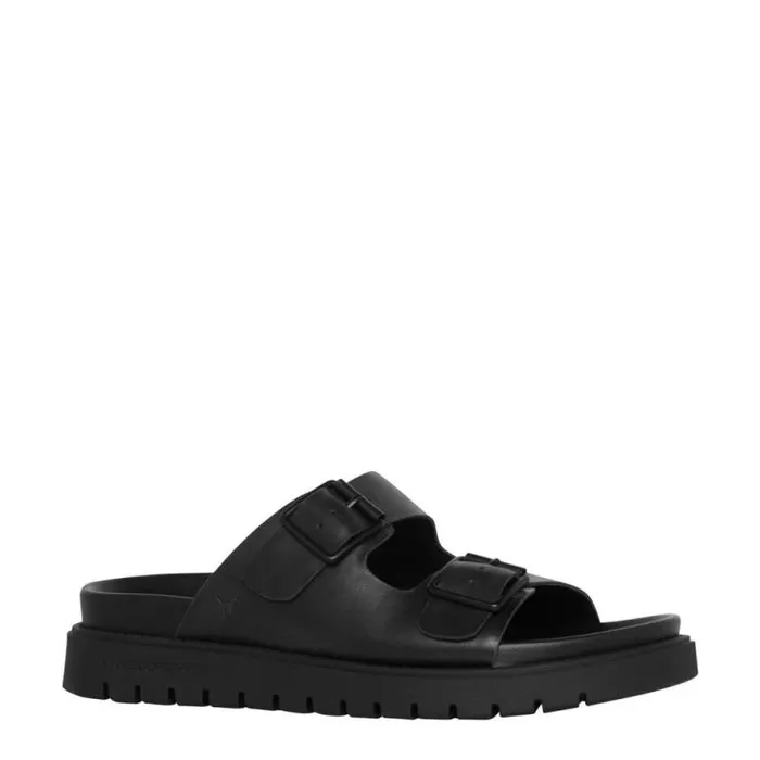 Windsor Smith Sandals Men REIGN BLACK LEATHER SANDALS Windsor Smith Sandals Men REIGN BLACK LEATHER SANDALS