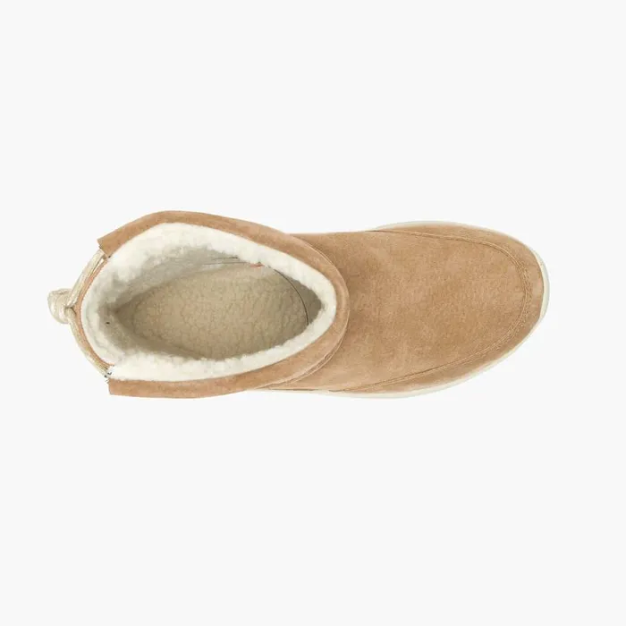 Winter Pull On Wide Width Camel Women Merrell Boots