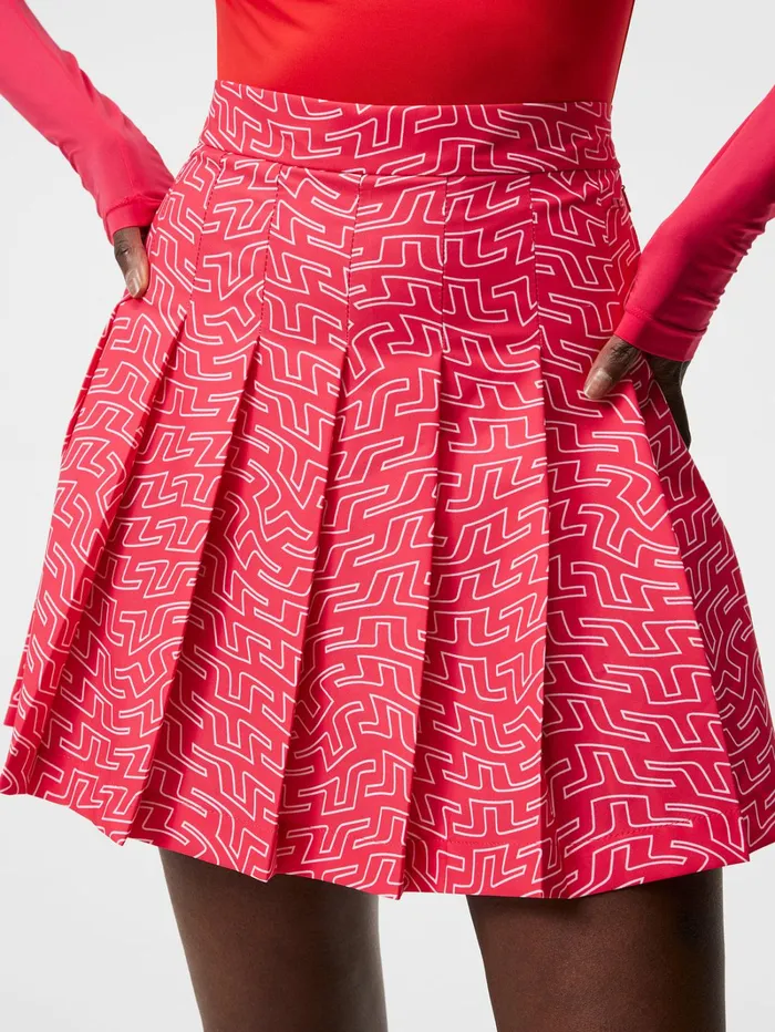 Women Adina Print Skirt Azalea Outline Bridge Swirl JLindeberg Skirts Women Adina Print Skirt Azalea Outline Bridge Swirl JLindeberg Skirts