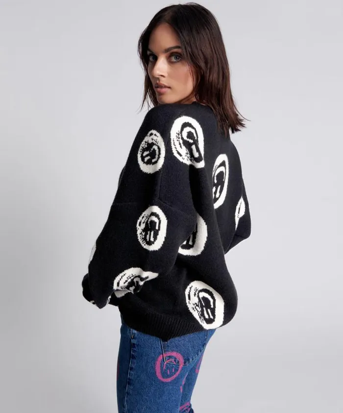Women ALL SMILES SWEATER One Teaspoon Knitwear Women ALL SMILES SWEATER One Teaspoon Knitwear