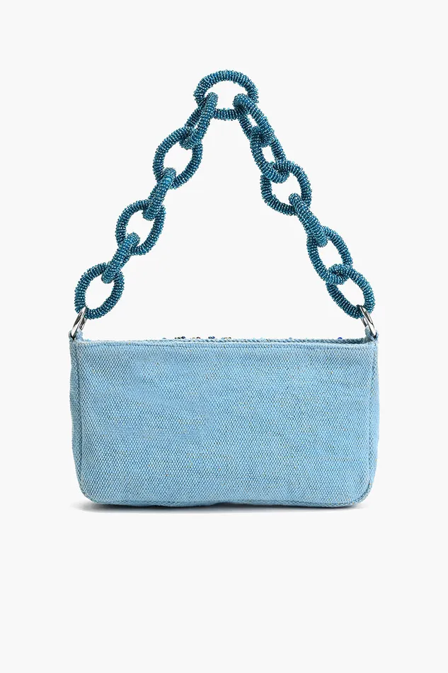 Women America and Beyond Blue Lagoon Glam Shoulder Bag Shoulder Bags