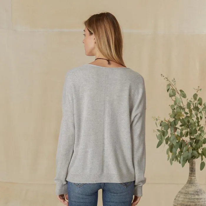 Women Amina Cashmere Sweater Silver Gray Sundance Catalog Sweaters Women Amina Cashmere Sweater Silver Gray Sundance Catalog Sweaters