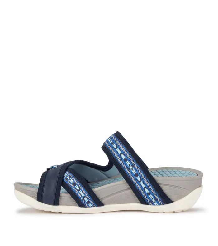 Women Baretraps Active Sandals Deserae Slide Sandal Navy