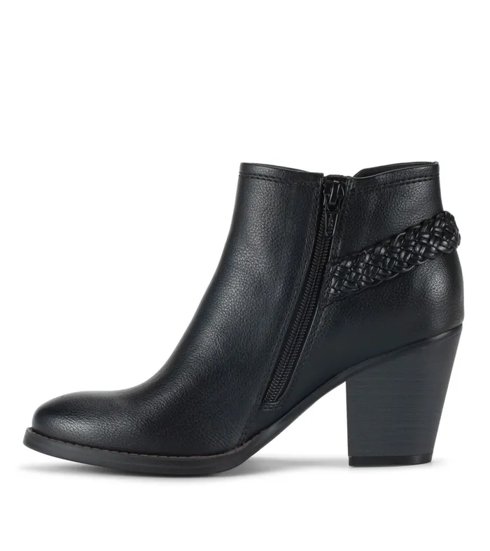 Women Baretraps Booties Charlotte Block Heel Bootie Black