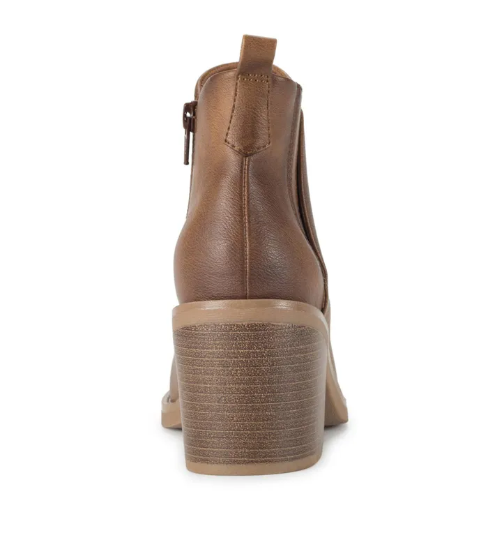 Women Baretraps Booties Maria Block Heel Bootie Auburn