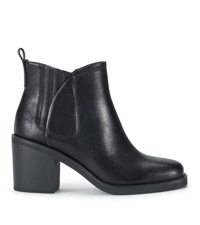 Women Baretraps Booties Maria Block Heel Bootie Black