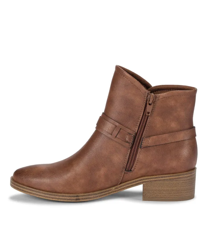 Women Baretraps Booties Marshall Block Heel Bootie Brush Brown