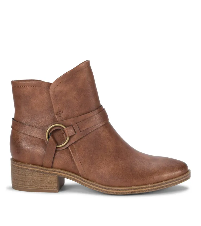Women Baretraps Booties Marshall Block Heel Bootie Brush Brown