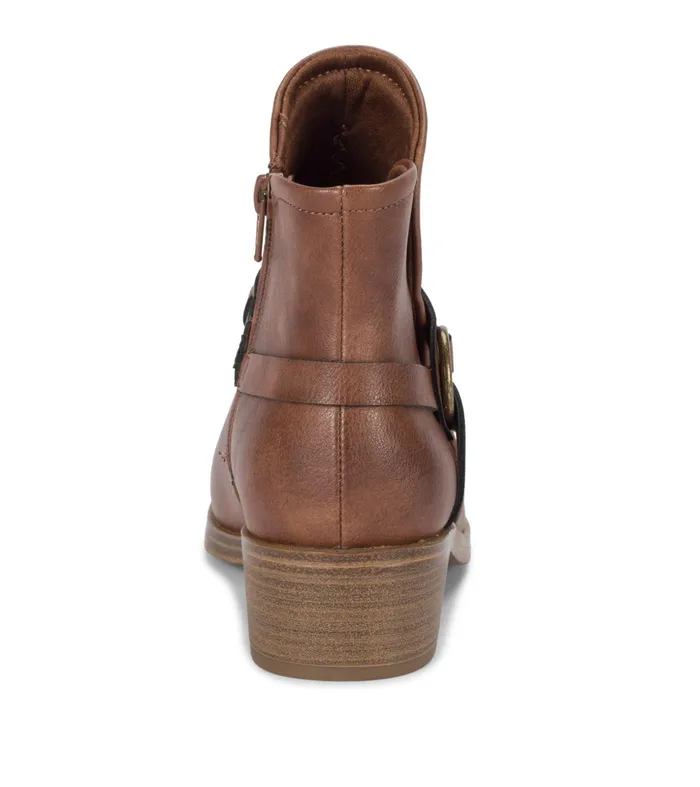Women Baretraps Booties Marshall Block Heel Bootie Brush Brown