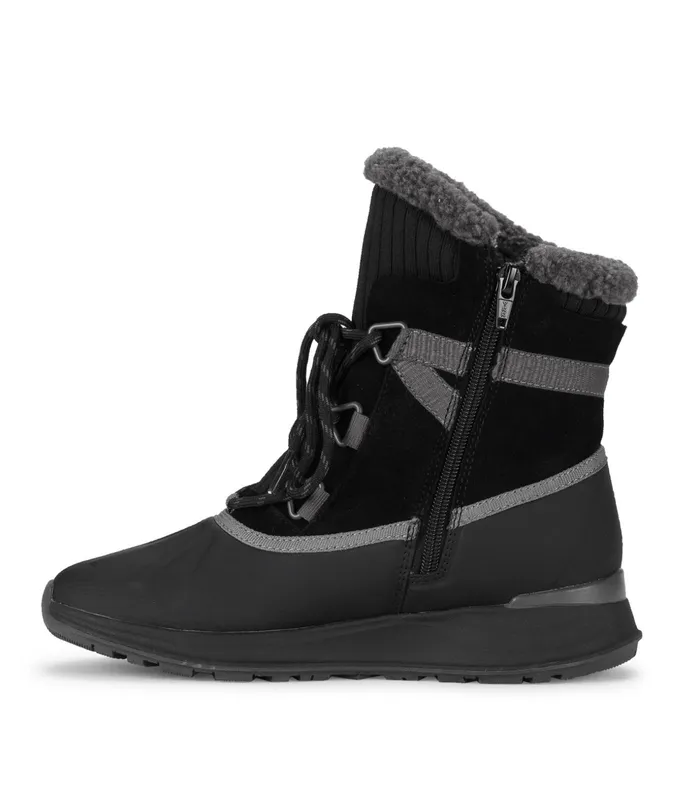 Women Baretraps Cold Weather Boots Bandie Waterproof Cold Weather Boot Black Suede