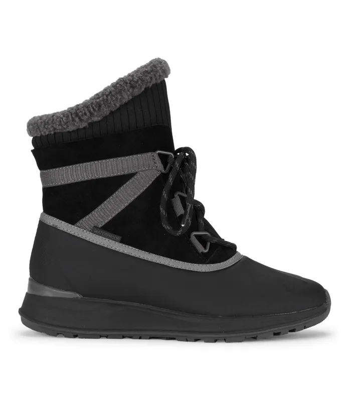 Women Baretraps Cold Weather Boots Bandie Waterproof Cold Weather Boot Black Suede
