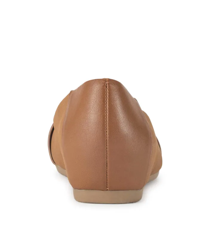 Women Baretraps Flats and Loafers Milady Flat Cognac