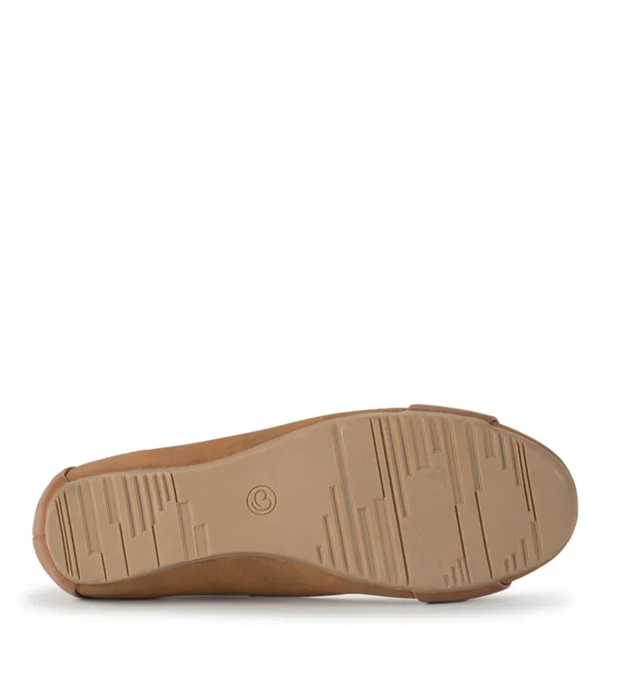 Women Baretraps Flats and Loafers Milady Flat Cognac