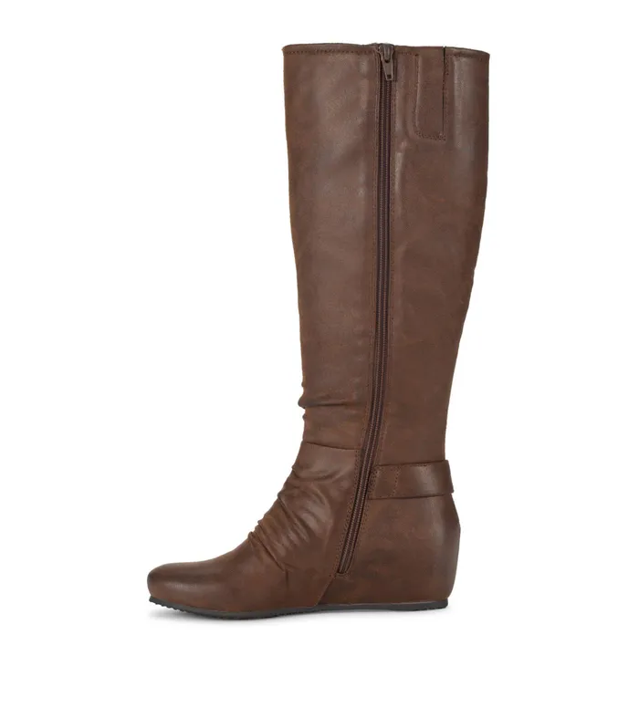 Women Baretraps Knee High Boots Scarlett Tall Boot Brush Brown