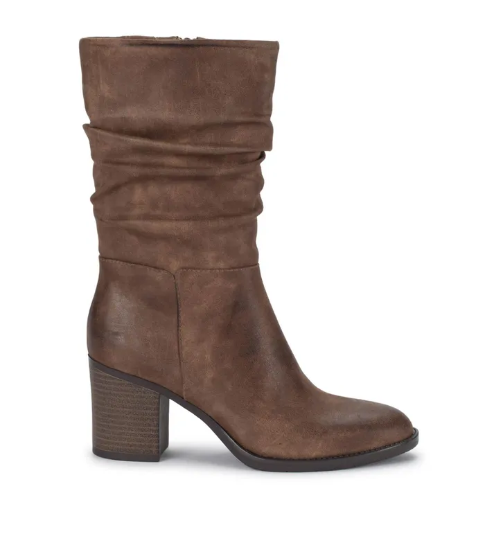 Women Baretraps Posture Plus Boots Raz Mid Calf Boot Dark Taupe
