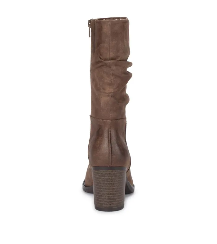 Women Baretraps Posture Plus Boots Raz Mid Calf Boot Dark Taupe