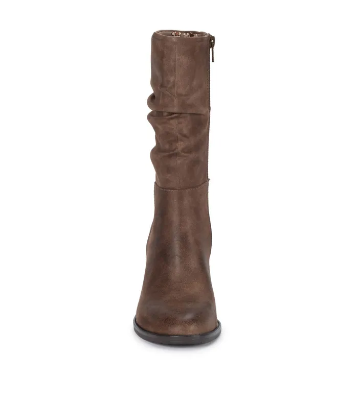 Women Baretraps Posture Plus Boots Raz Mid Calf Boot Dark Taupe