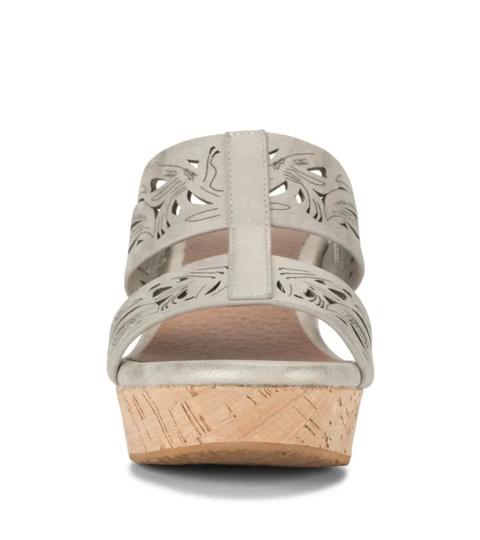 Women Baretraps Slides and Slip On Sandals Blenda Wedge Sandal Champagne