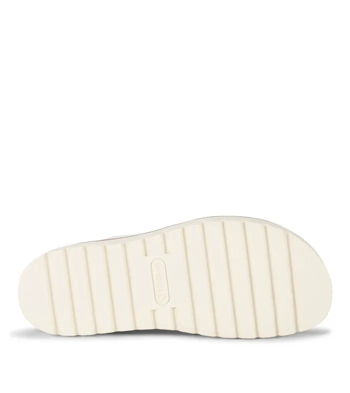 Women Baretraps Slides and Slip On Sandals Deirdra Slide Sandal Cream Lizard