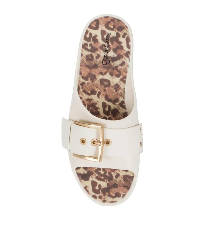 Women Baretraps Slides and Slip On Sandals Pacey Platform Sandal Creamblush