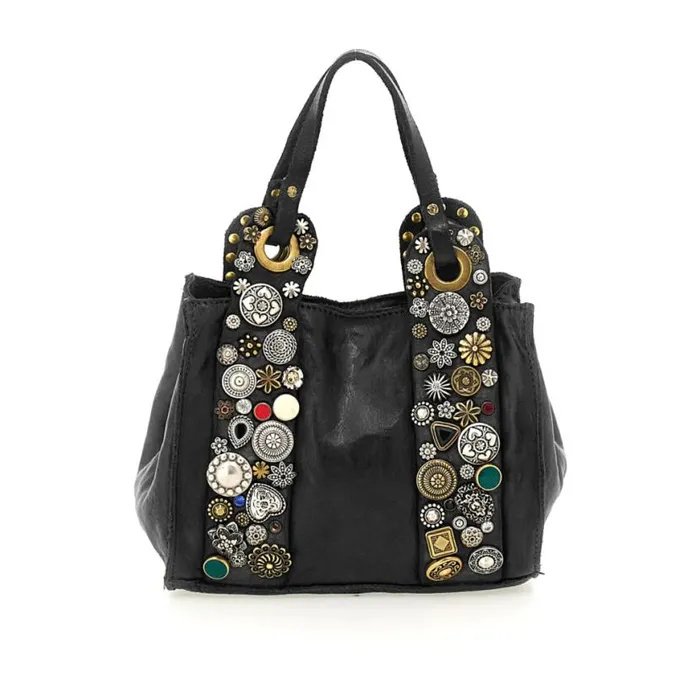 Women Bella Di Notte Black Campomaggi Crossbody Bags