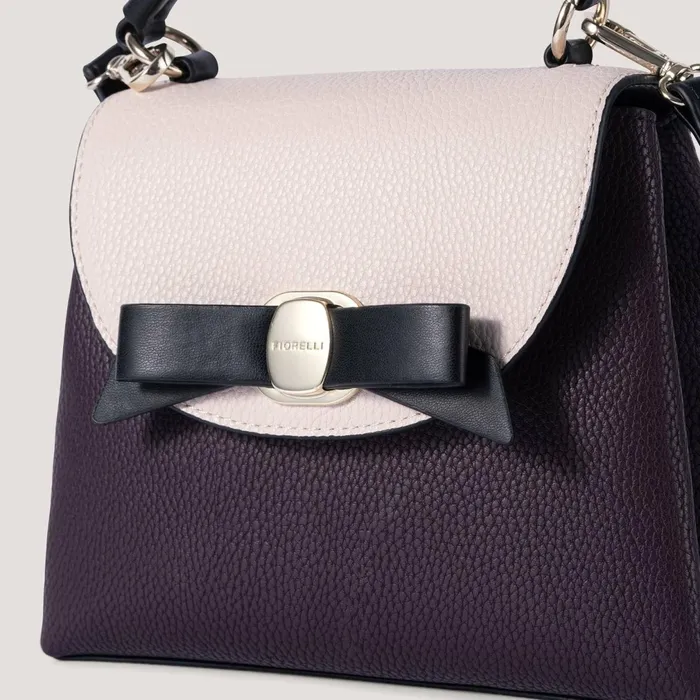 Women Belle Mini Handbag Burgundy Black White Fiorelli Mini Bags