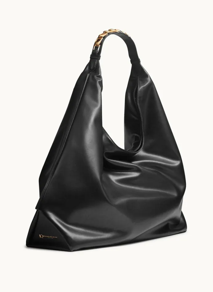 Women BELLMORE XL HOBO Black Donna Karan New York Shoulder And Hobo Bags Women BELLMORE XL HOBO Black Donna Karan New York Shoulder And Hobo Bags