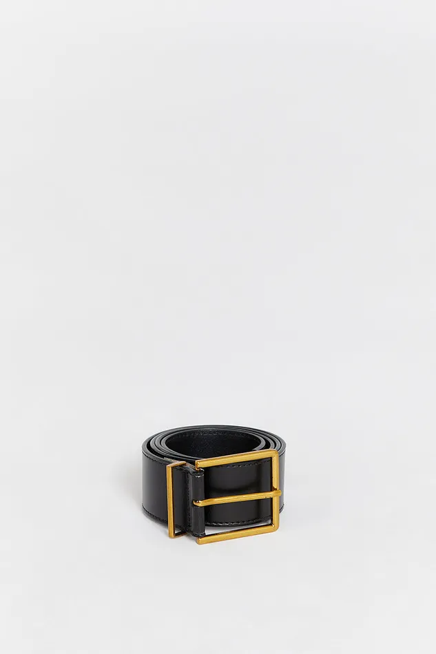 Women Belts DISSH HUDSON BLACK LEATHER BELT