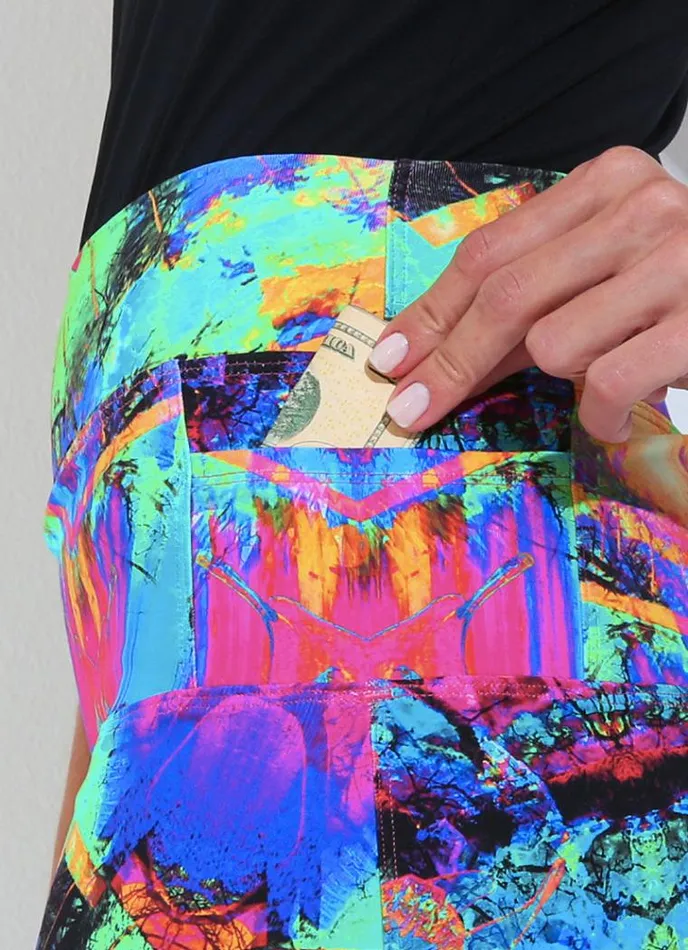 Women Birdie Skirt Skort 17034 Surreal Dona Jo Birdie Skirts 17034