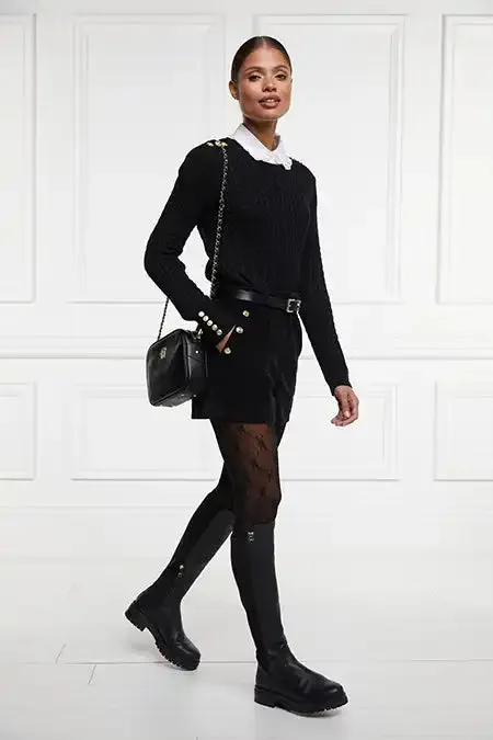 Women Boots Holland Cooper Albany Chunky Boot Black Women Boots Holland Cooper Albany Chunky Boot Black