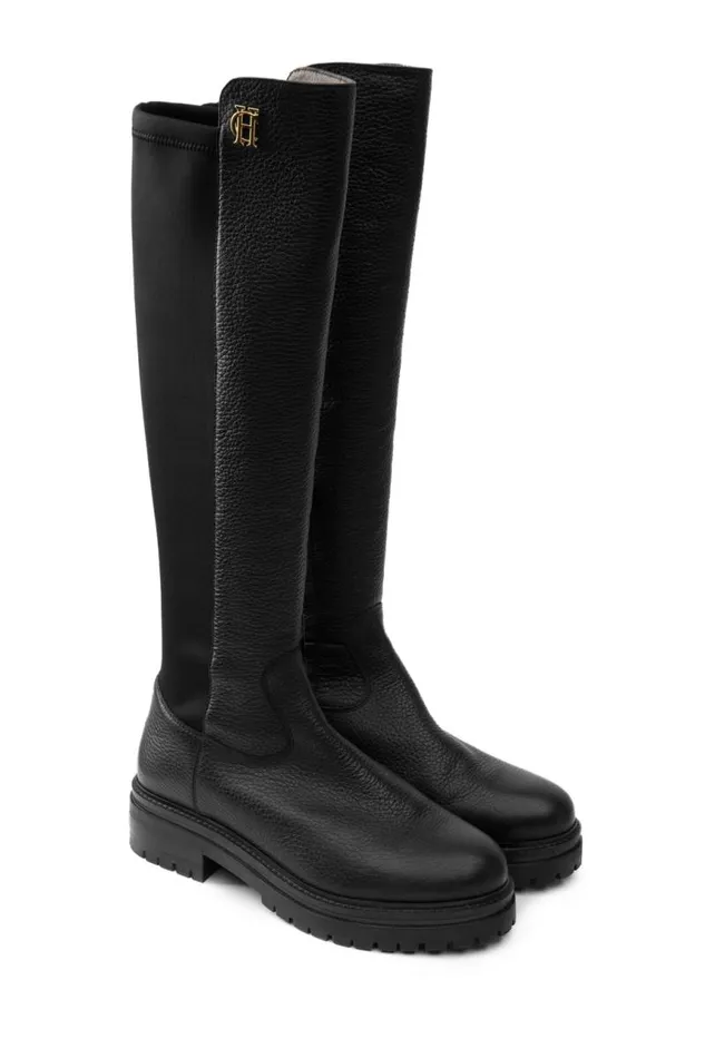 Women Boots Holland Cooper Albany Chunky Boot Black Women Boots Holland Cooper Albany Chunky Boot Black