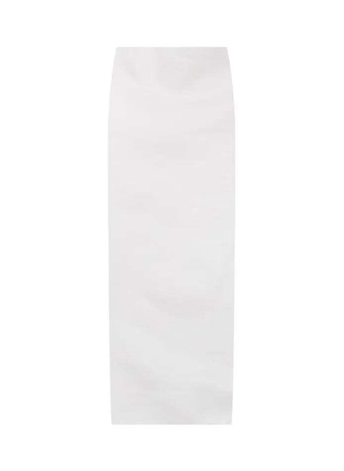 Women Bottoms ALC Greta Satin Maxi Skirt Whisper White