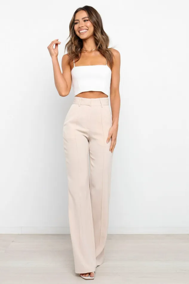 Women Burland Pant Beige Pants Petal and Pup