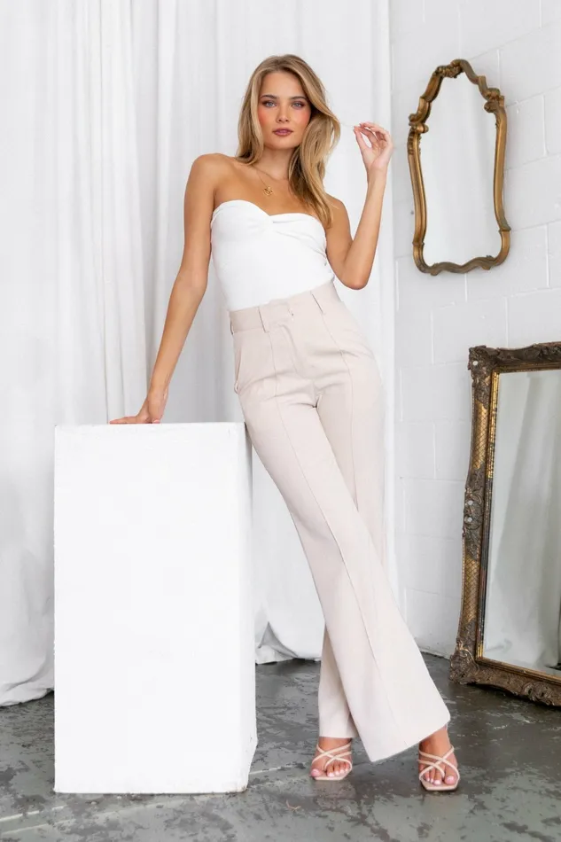 Women Burland Pant Beige Pants Petal and Pup